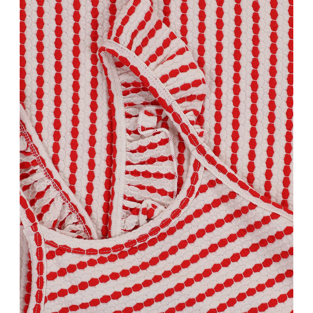 Little striped dress Rood KL Little striped dress Rood KL