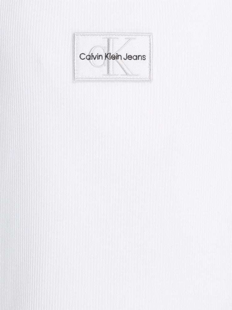 RIB BADGE SQUARE SS TEE Wit KL RIB BADGE SQUARE SS TEE Wit KL