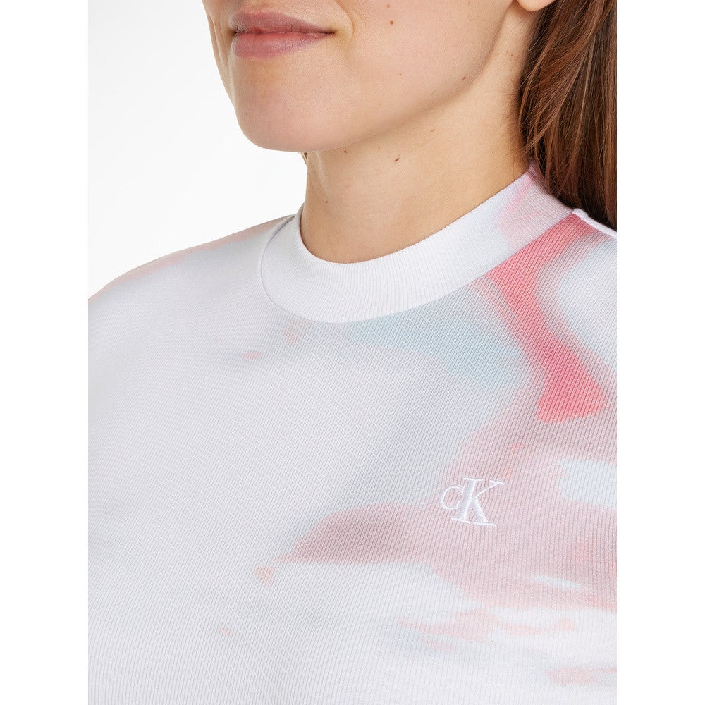 AOP rib tee Blauw KL AOP rib tee Blauw KL