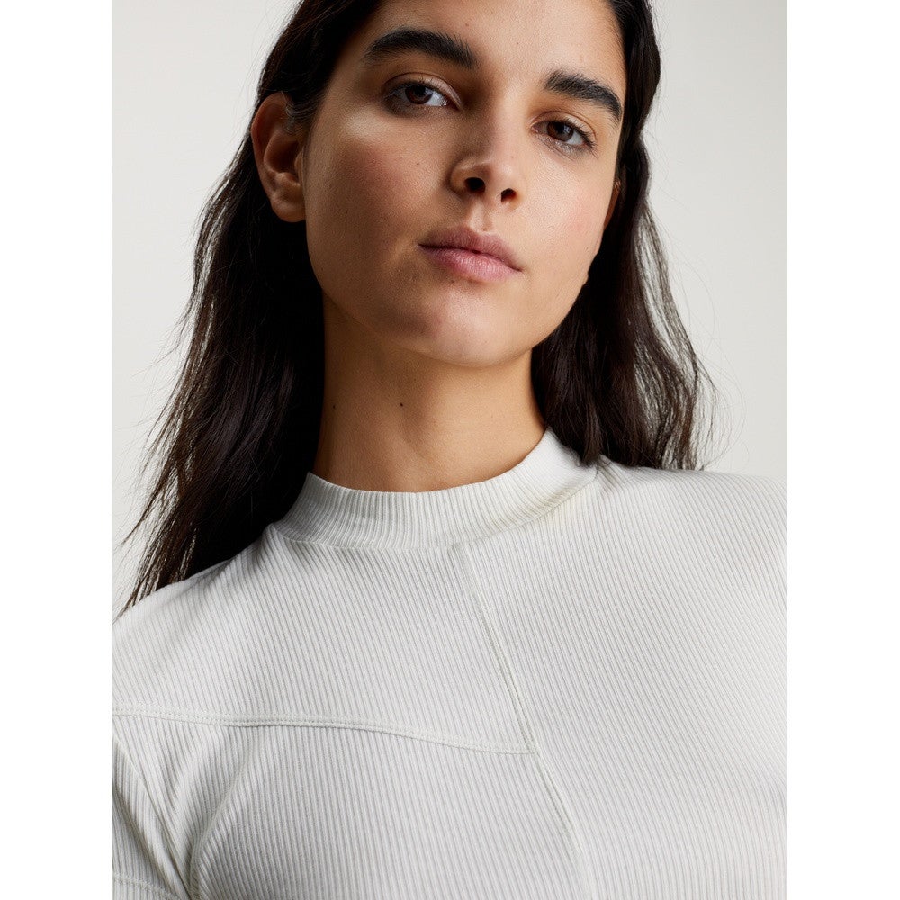 Seaming rib slim tee Wit KL Seaming rib slim tee Wit KL