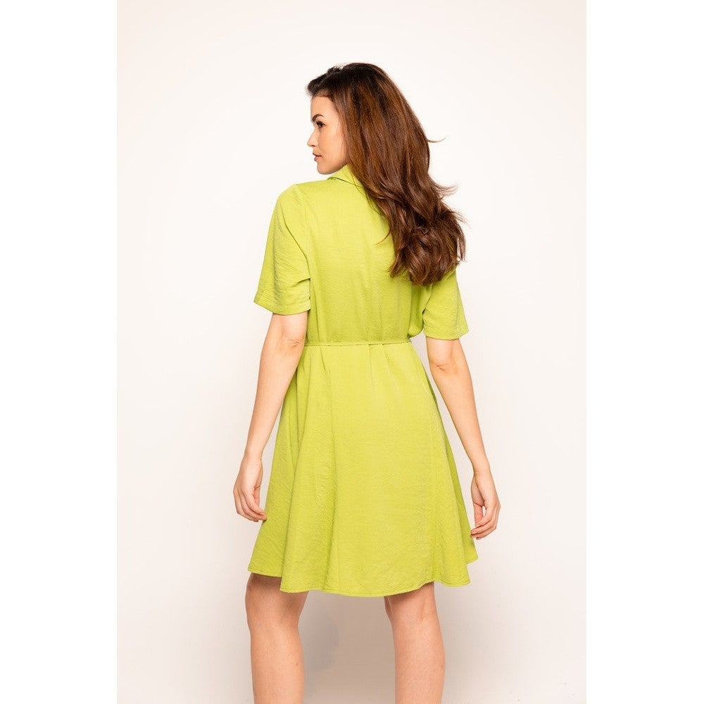 Dress Met Knoopjes Groen KL Dress Met Knoopjes Groen KL