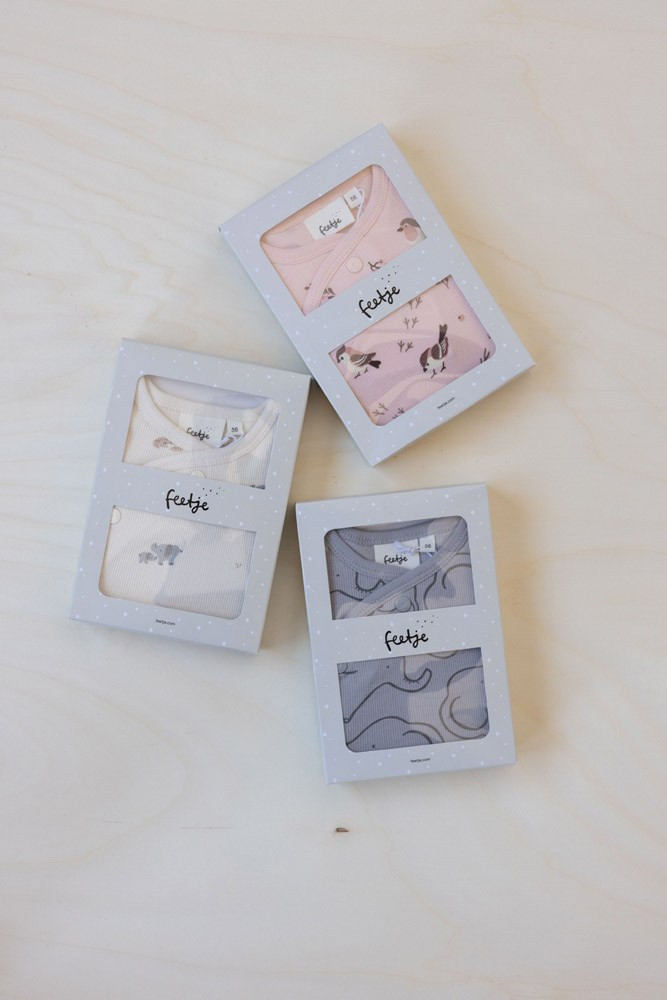 Geschenkset Boxpak Met Muts Bird Roze KL Geschenkset Boxpak Met Muts Bird Roze KL