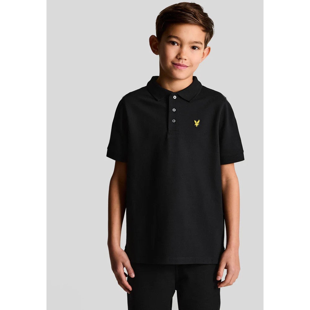 Plain Polo Shirt Zwart KL Plain Polo Shirt Zwart KL