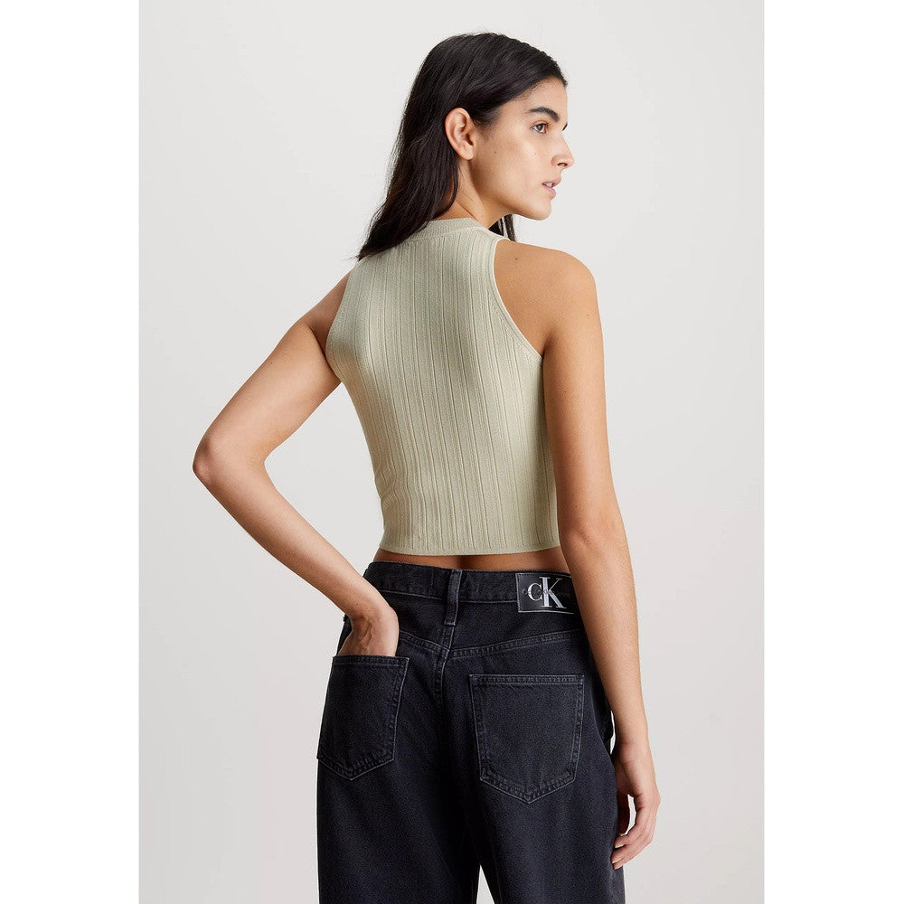 Woven label tank sweater Multi KL Woven label tank sweater Multi KL