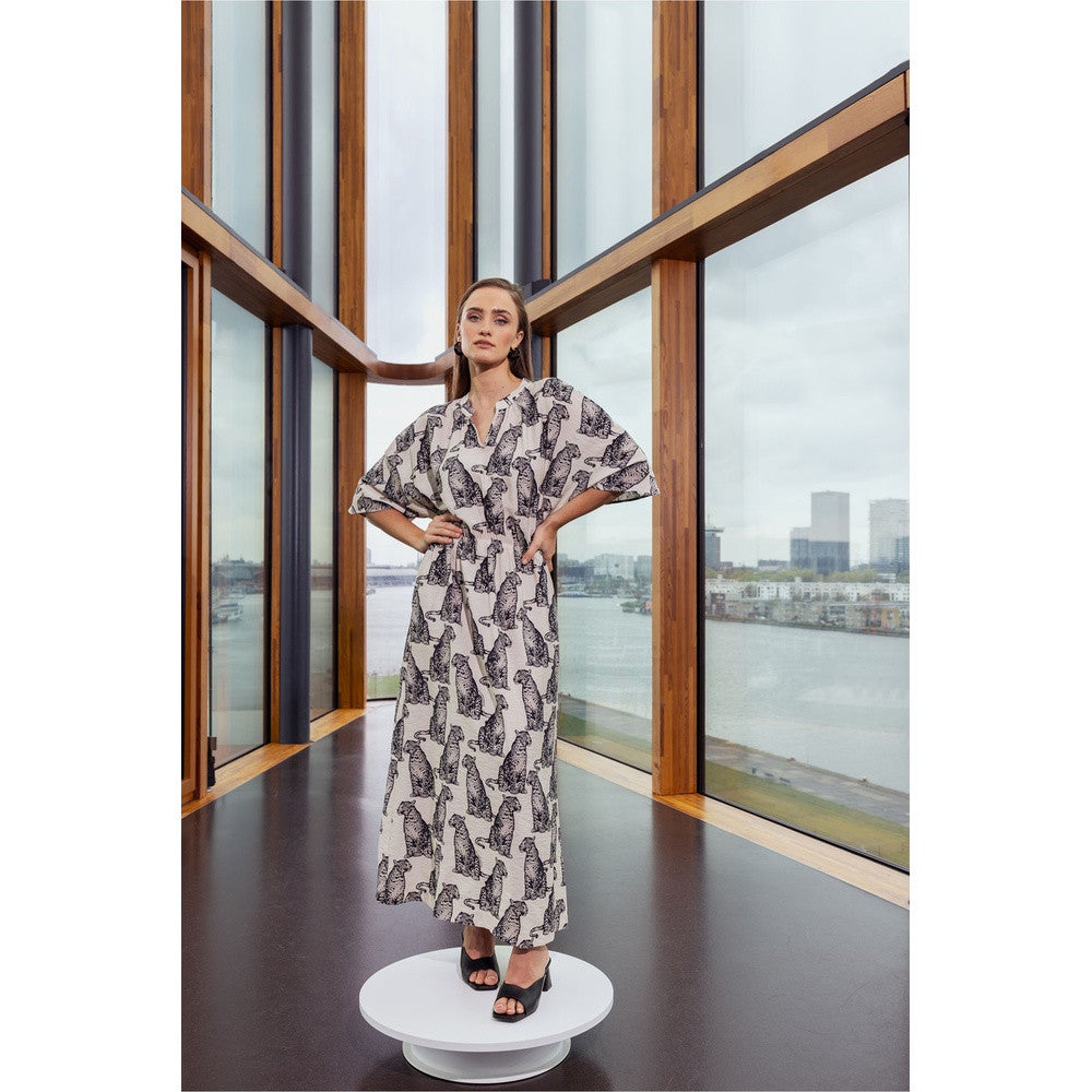 Alina panther dress Beige Alina panther dress Beige