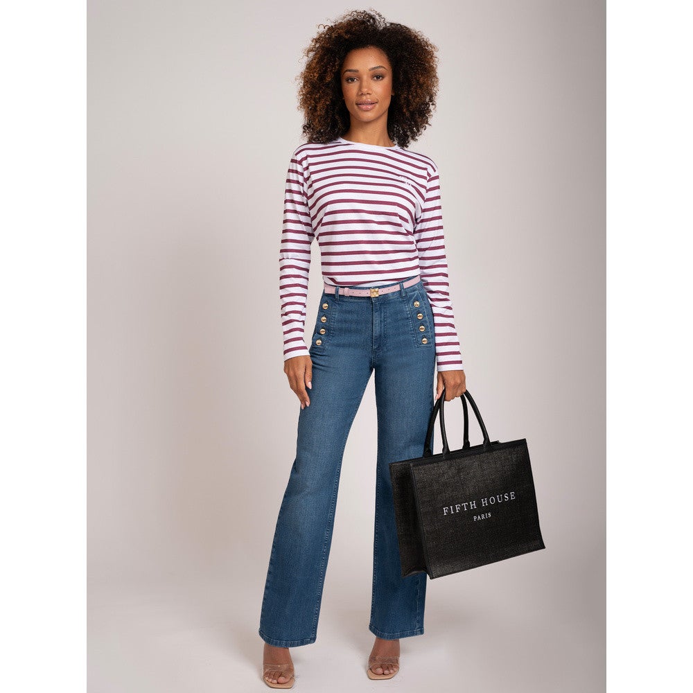 Brooklyn Button Jeans Blauw KL Brooklyn Button Jeans Blauw KL