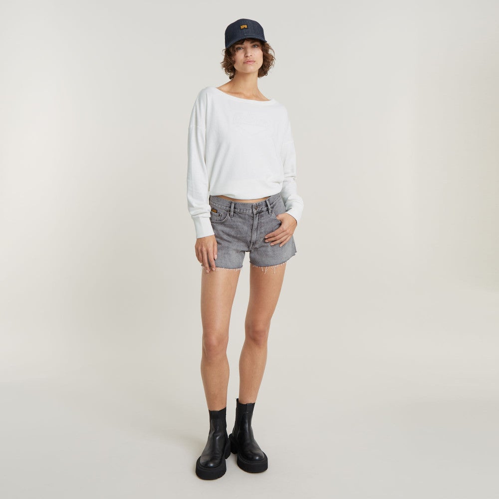 True Short raw edge wmn Grijs 2 KL True Short raw edge wmn Grijs 2 KL