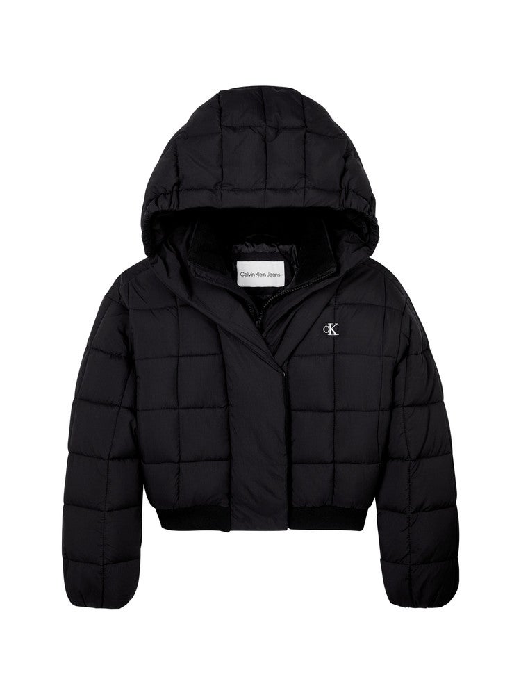 Archive Grid Puffer Jacket Zwart 1 Archive Grid Puffer Jacket Zwart 1