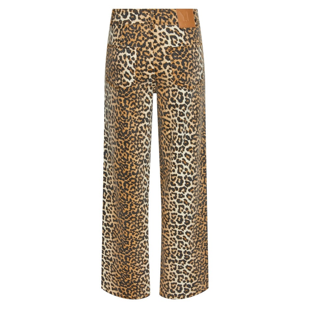 Yasleonora HW Denim Jeans Bruin 1 Yasleonora HW Denim Jeans Bruin 1