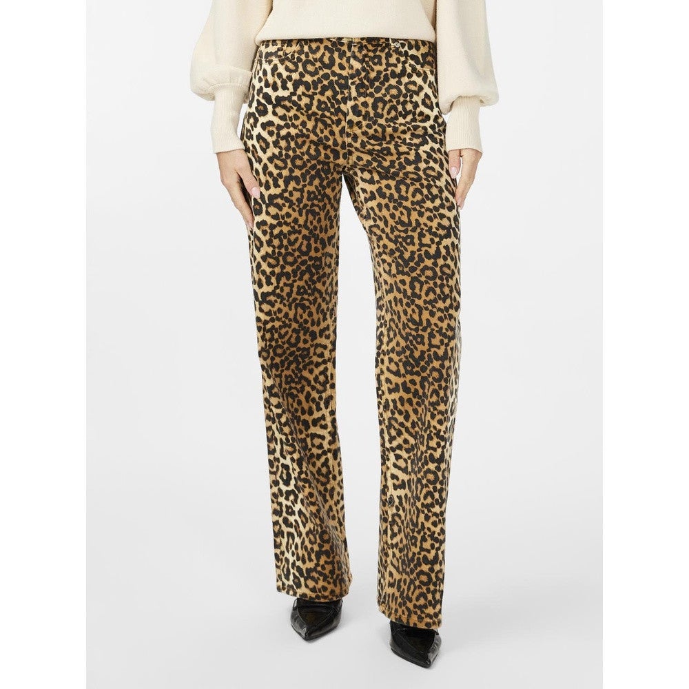 Yasleonora HW Denim Jeans Bruin 1 Yasleonora HW Denim Jeans Bruin 1