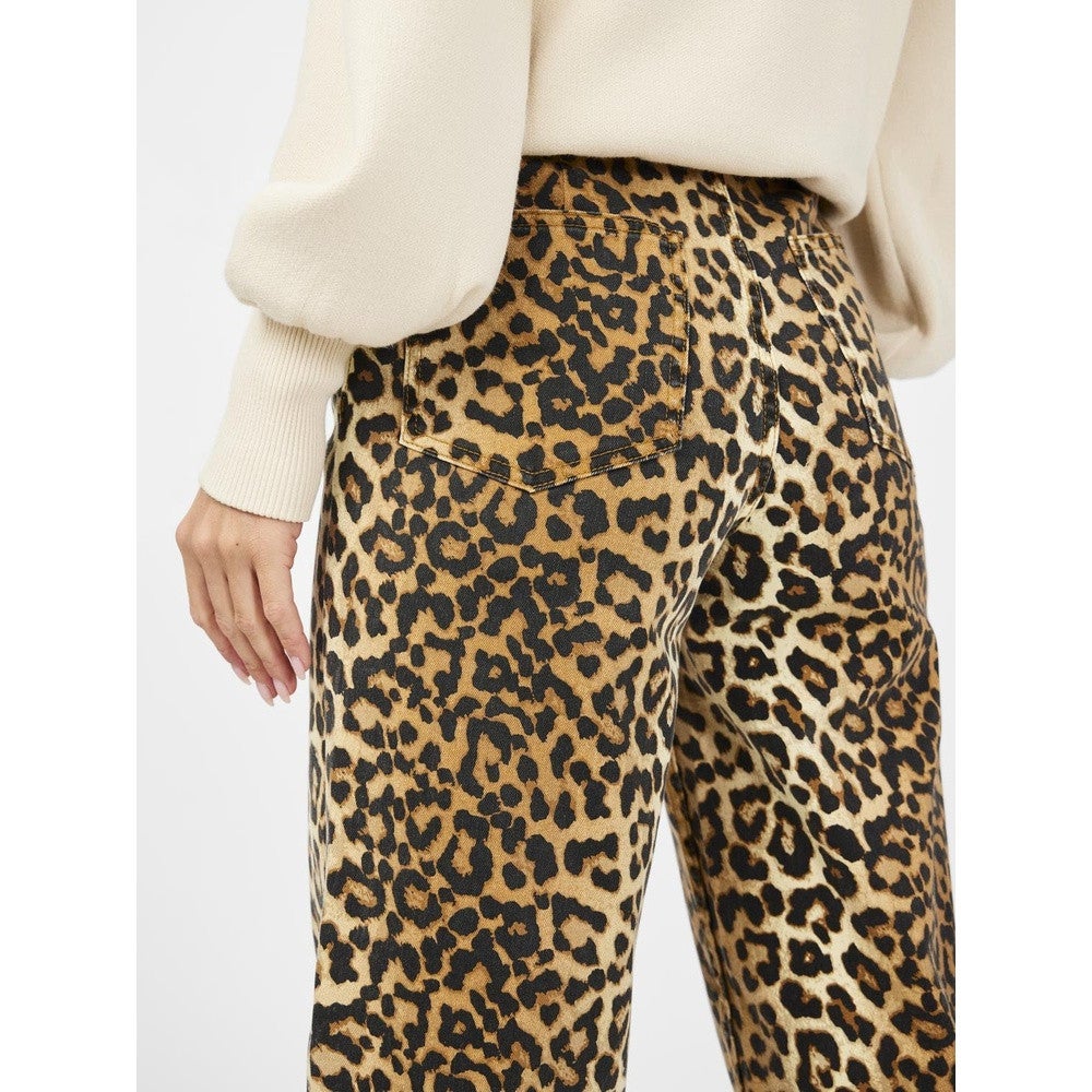 Yasleonora HW Denim Jeans Bruin 1 Yasleonora HW Denim Jeans Bruin 1