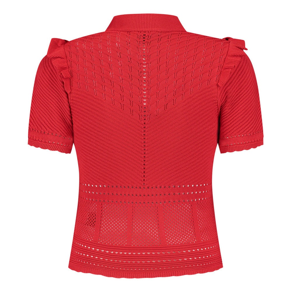 Delvine Top Rood Delvine Top Rood