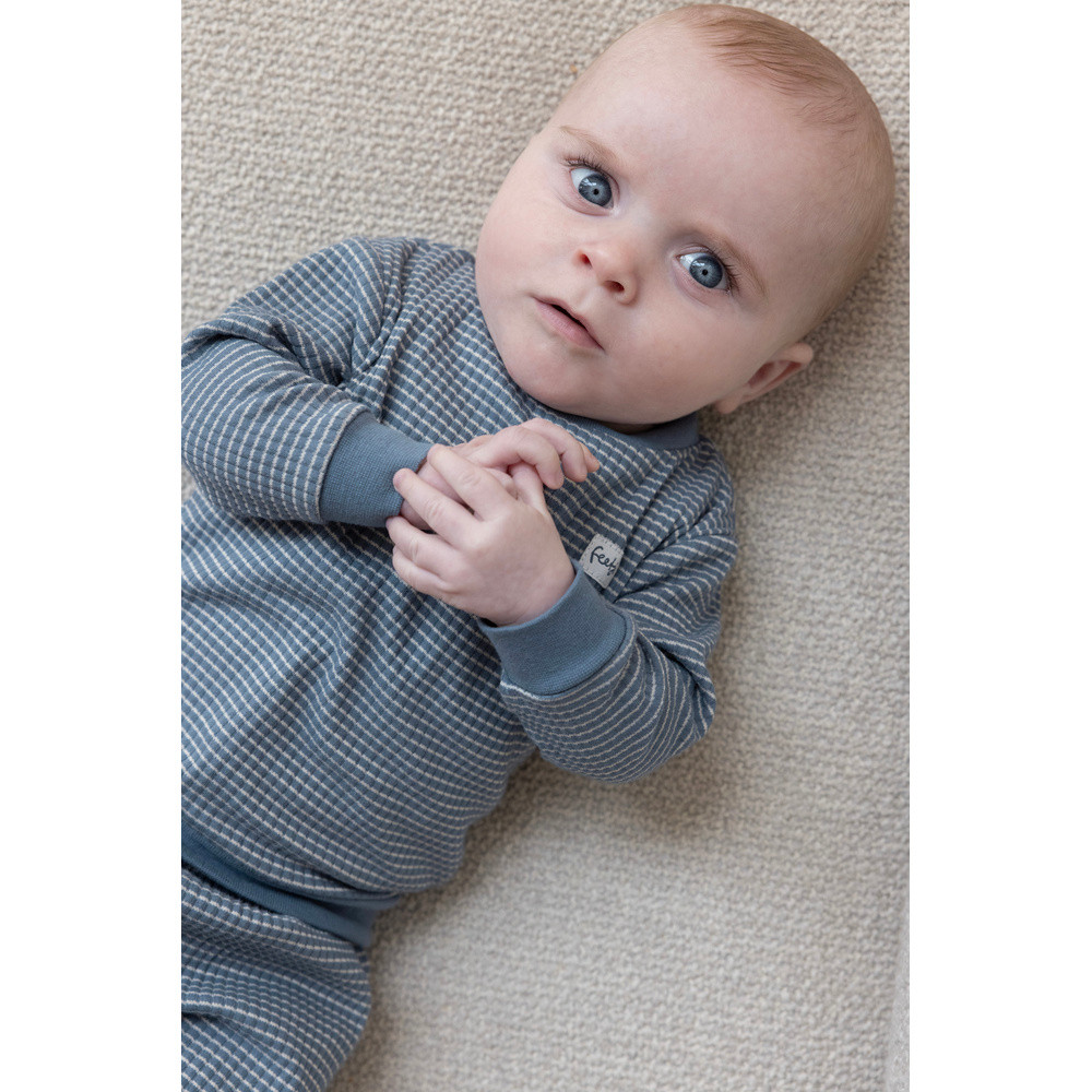 Pyjama Wafel Basic ijsblauw Blauw Pyjama Wafel Basic ijsblauw Blauw