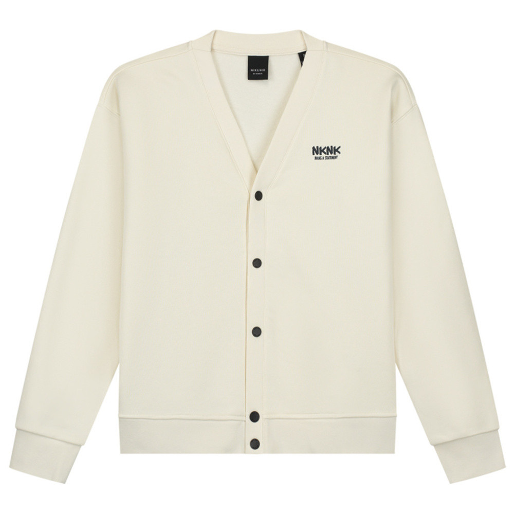 Statement Sweat Cardigan Grijs 2 KL Statement Sweat Cardigan Grijs 2 KL