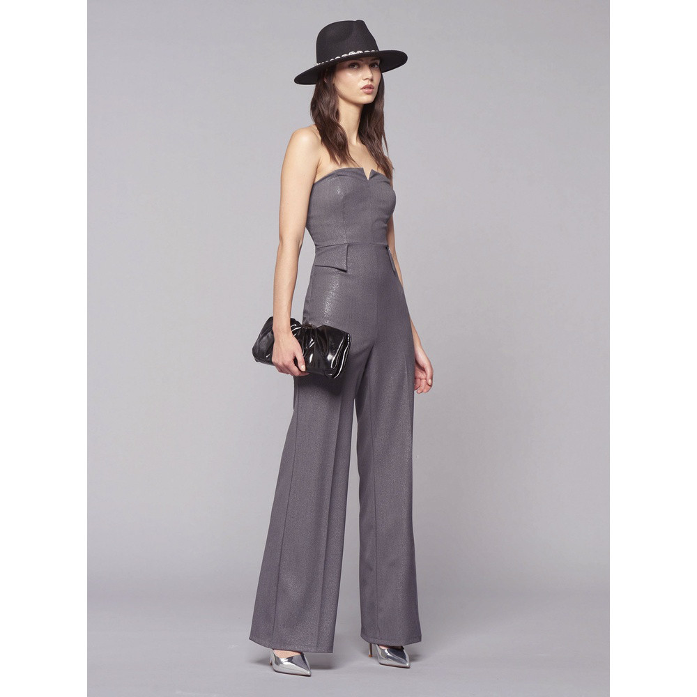 Mouwloze Jumpsuit 3002 Grijs Mouwloze Jumpsuit 3002 Grijs