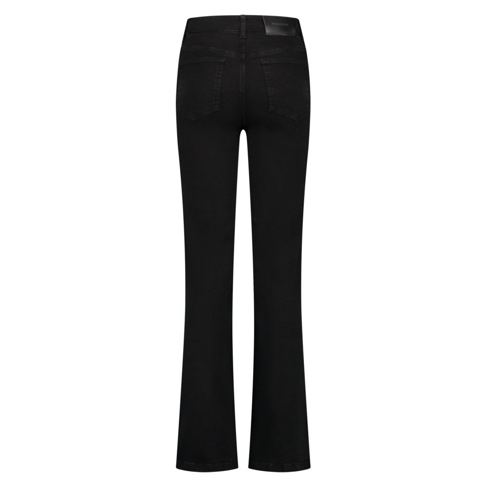 Bella Button Flared Jeans Zwart 1 Bella Button Flared Jeans Zwart 1