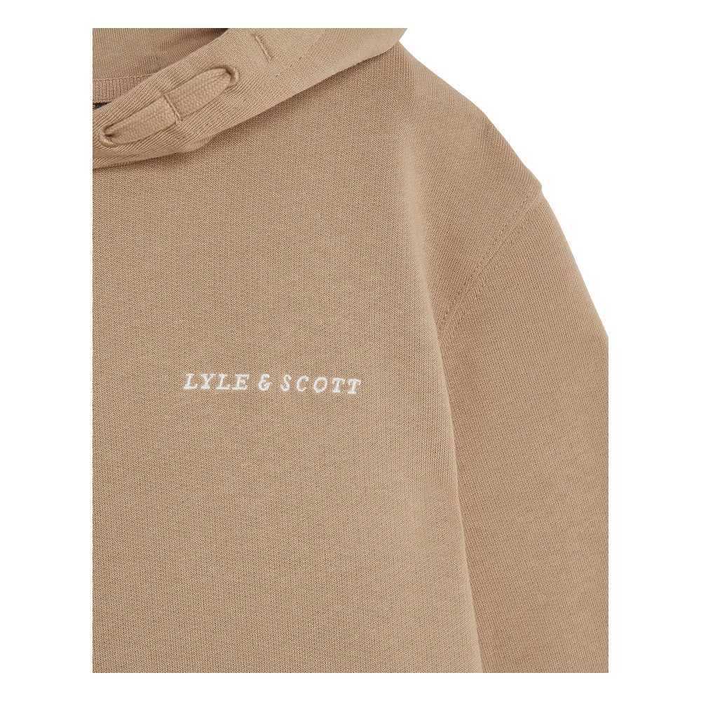 Script Embroidered Hoodie AS Zand Script Embroidered Hoodie AS Zand