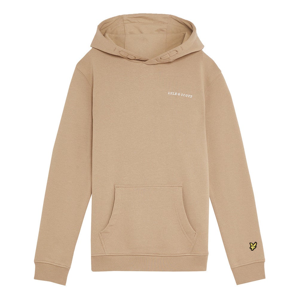 Script Embroidered Hoodie AS Zand Script Embroidered Hoodie AS Zand