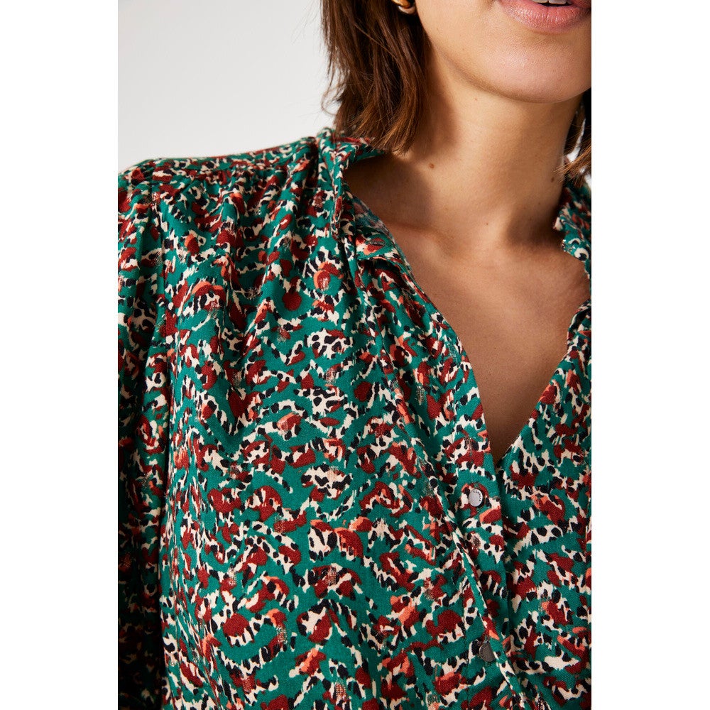 Blouse T40230 Groen Blouse T40230 Groen
