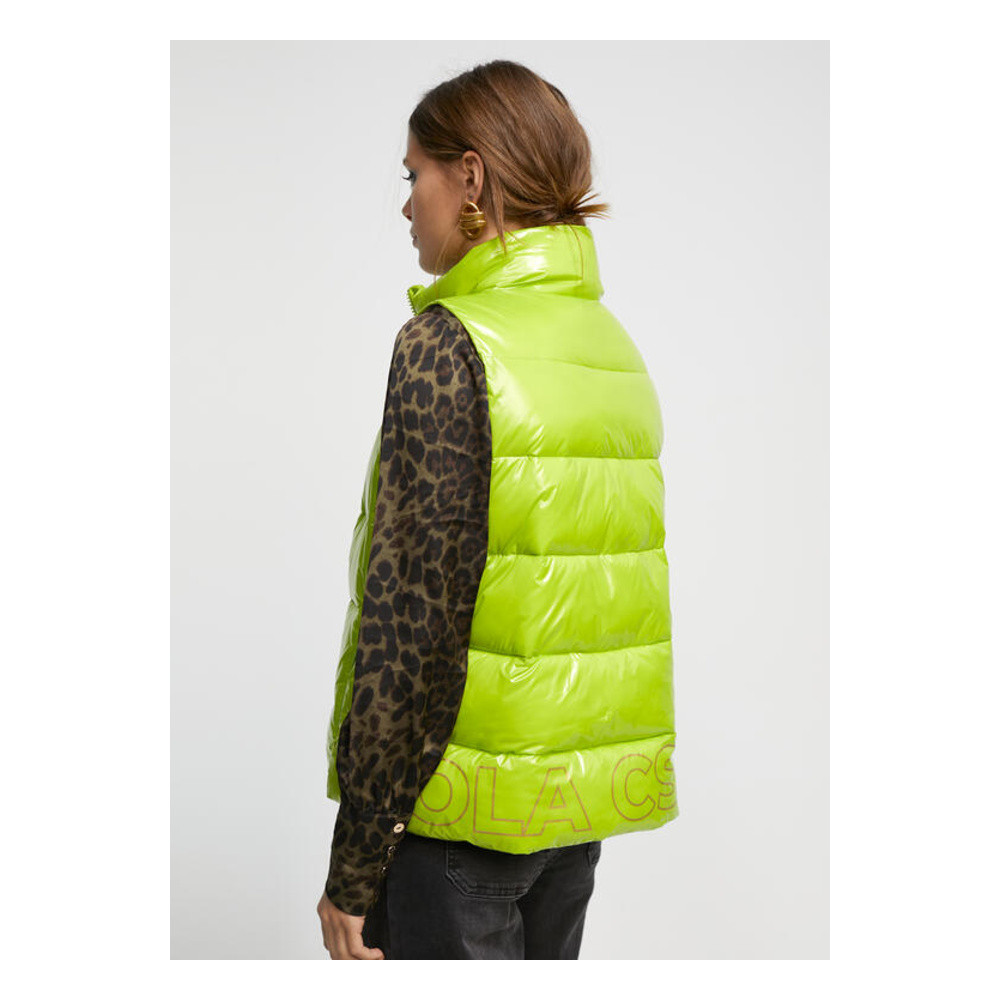 Korte Gewatteerde Bodywarmer Groen Korte Gewatteerde Bodywarmer Groen