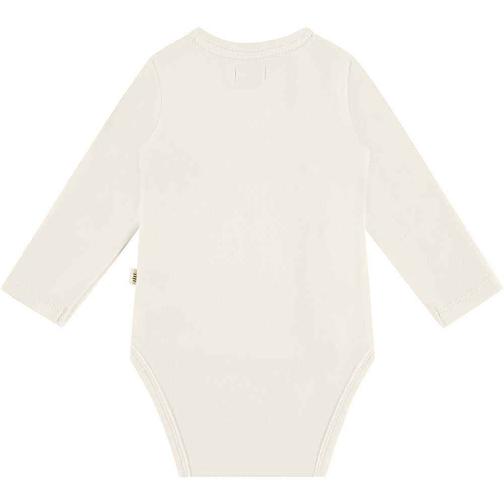 baby romper overslag long sleeve basic Off White baby romper overslag long sleeve basic Off White