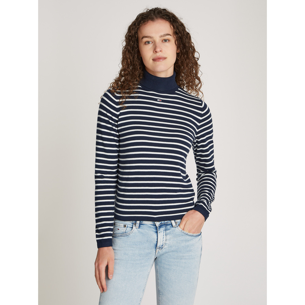 TJW Essential Turtleneck Sweater Blauw TJW Essential Turtleneck Sweater Blauw