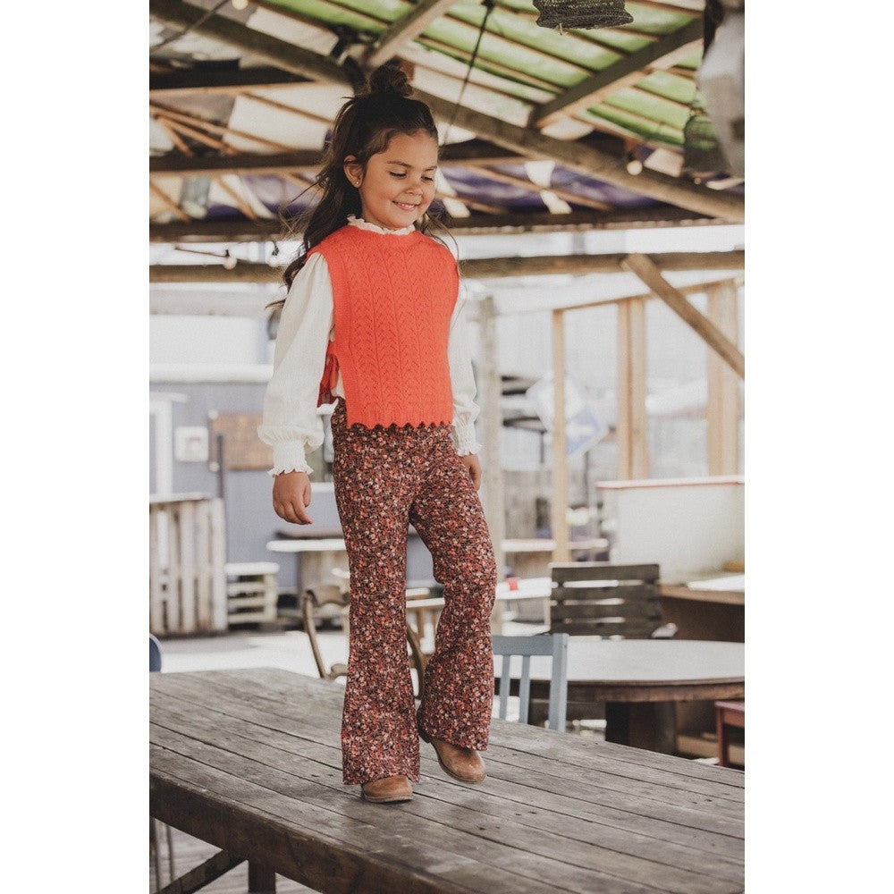 Little crinkle flare pants Print Little crinkle flare pants Print