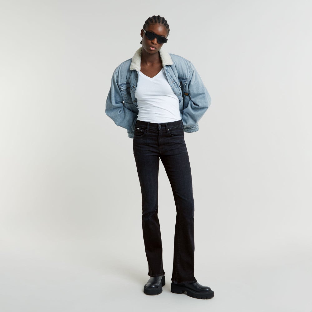 3301 Flare Wmn Donker Blauw 3301 Flare Wmn Donker Blauw