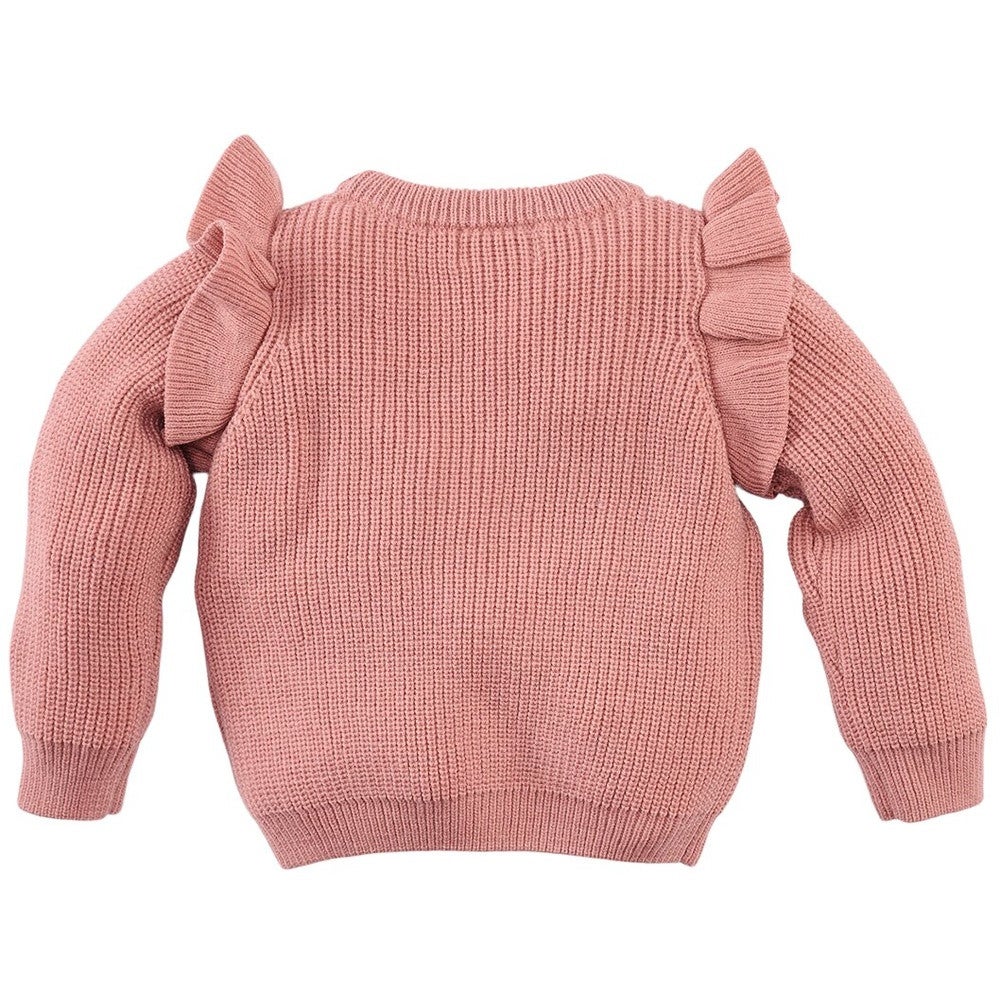 Cathleen Mini Gebreide Sweater Roze Cathleen Mini Gebreide Sweater Roze