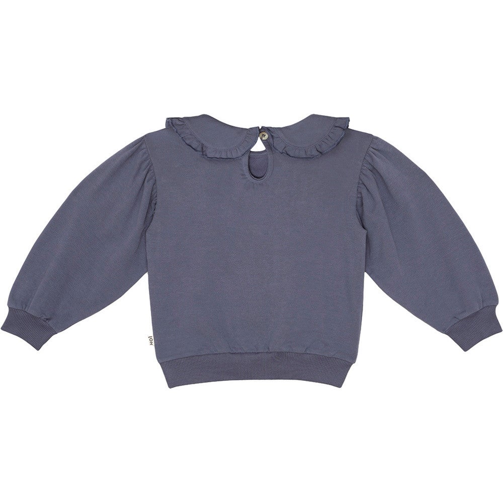 Balloon Collar Sweater Donker Blauw Balloon Collar Sweater Donker Blauw