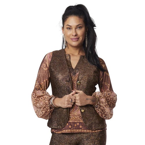 Denver Eureka Glitz Gilet Multi Denver Eureka Glitz Gilet Multi