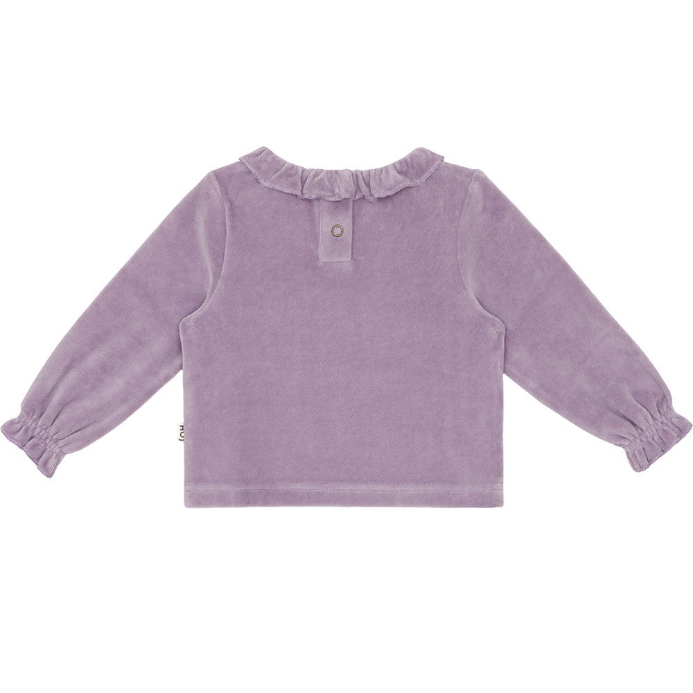 Baby Frill Collar Jumper Paars Baby Frill Collar Jumper Paars
