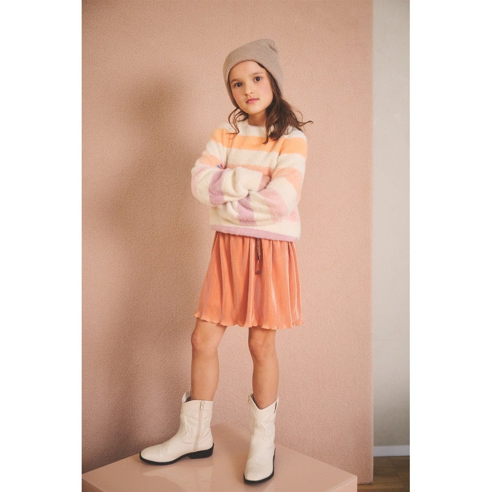 Nele Plissee Skirt Oranje Nele Plissee Skirt Oranje