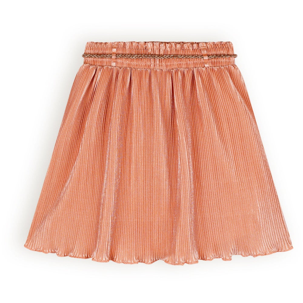 Nele Plissee Skirt Oranje Nele Plissee Skirt Oranje