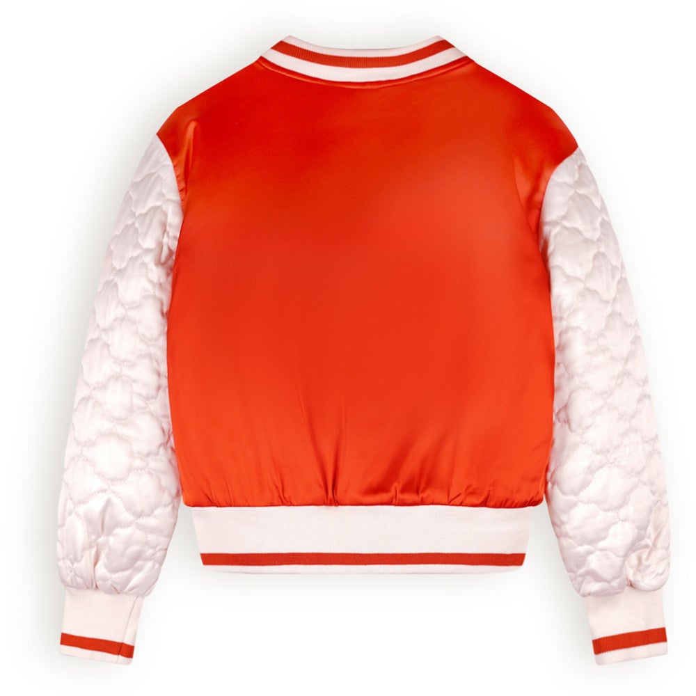 Darsy varsity jacket with padded sleeves Rood Darsy varsity jacket with padded sleeves Rood