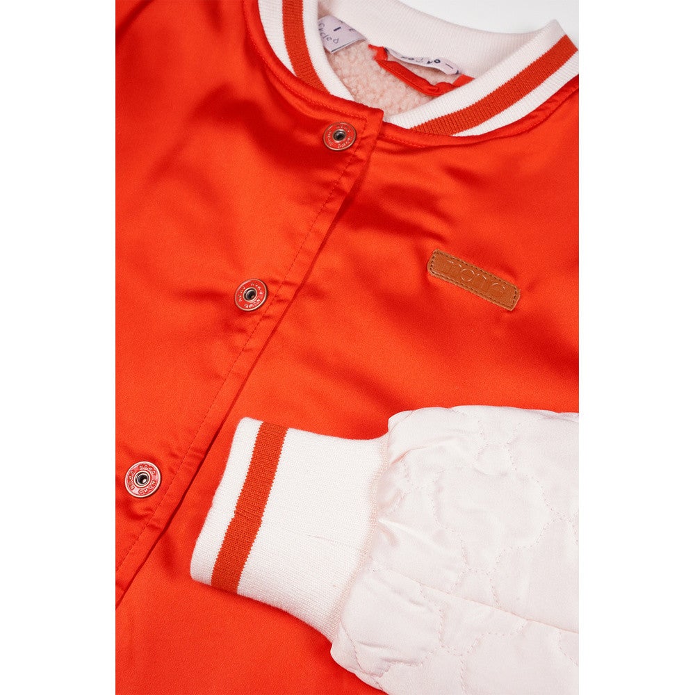 Darsy varsity jacket with padded sleeves Rood Darsy varsity jacket with padded sleeves Rood