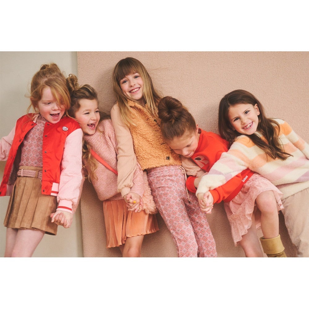 Darsy varsity jacket with padded sleeves Rood Darsy varsity jacket with padded sleeves Rood