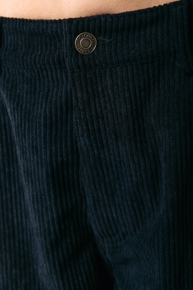 Gaias Corduroy High Rise Wide Leg Pants Zwart 1 Gaias Corduroy High Rise Wide Leg Pants Zwart 1