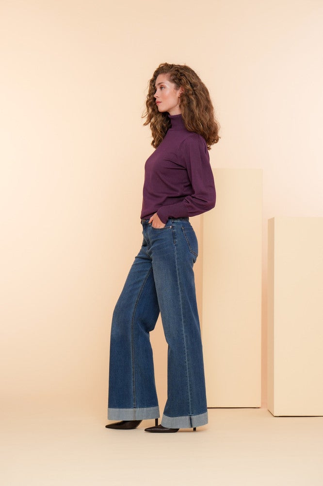 Jeans wide Blauw Jeans wide Blauw