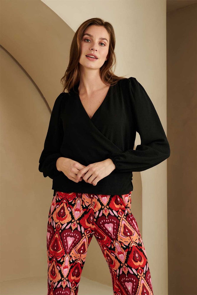 Blouse Scarlette Zwart 1 Blouse Scarlette Zwart 1