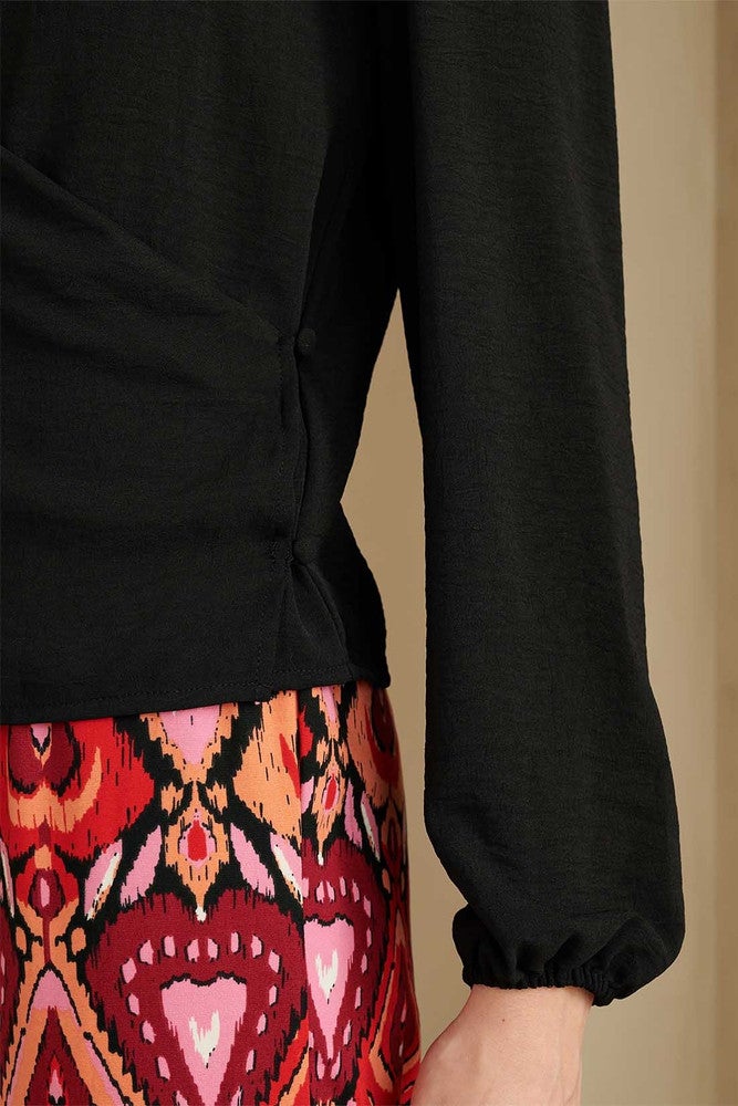 Blouse Scarlette Zwart 1 Blouse Scarlette Zwart 1