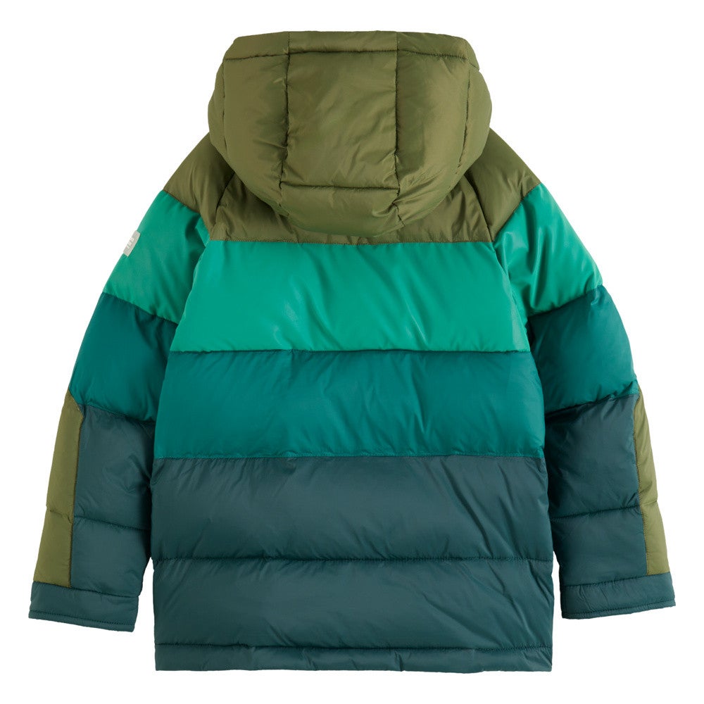 COLOURBLOCK PADDED JACKET Groen COLOURBLOCK PADDED JACKET Groen