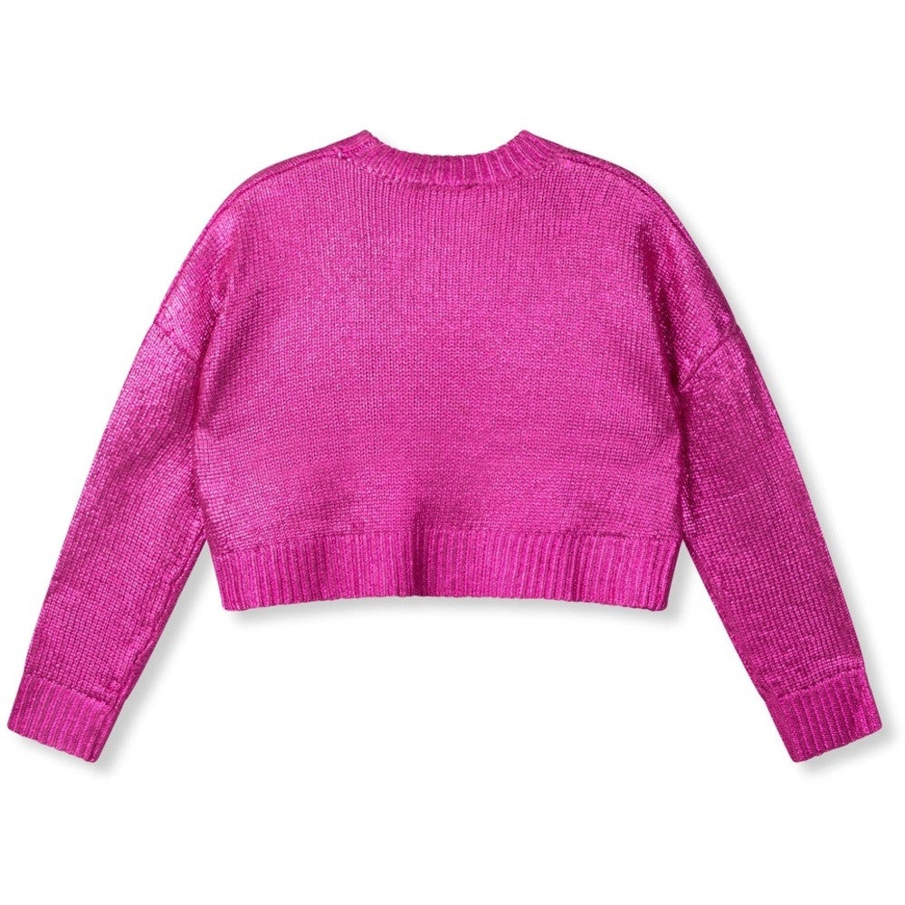 Ladies Knitted Purple Sweater MAY Paars Ladies Knitted Purple Sweater MAY Paars