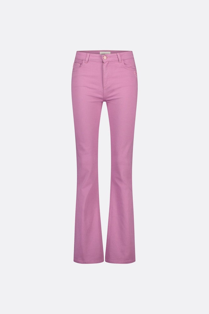 Eva Flare Jeans Roze Eva Flare Jeans Roze