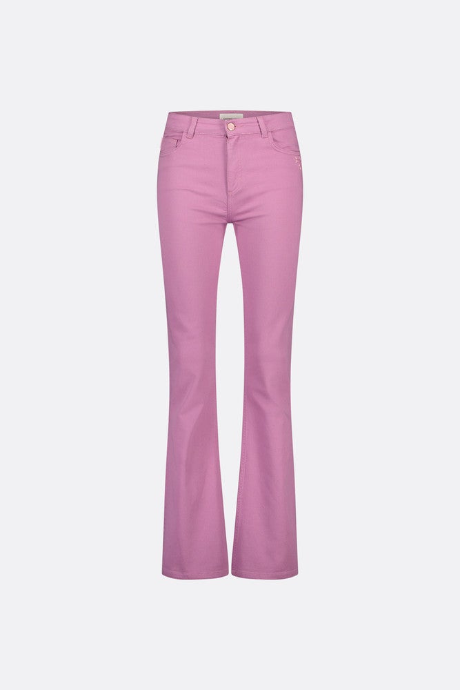 Eva Flare Jeans Roze Eva Flare Jeans Roze