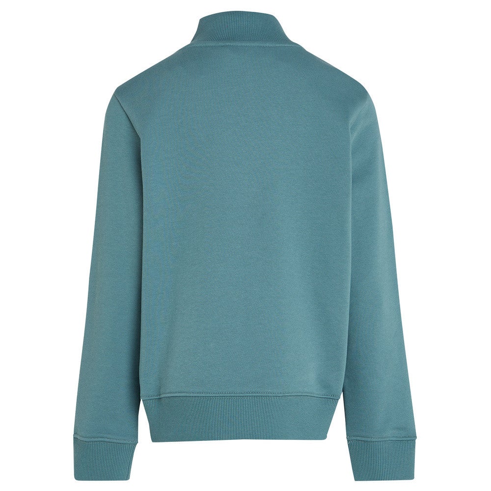 Monogram Mini Badge Half Zip Sweater Groen Monogram Mini Badge Half Zip Sweater Groen