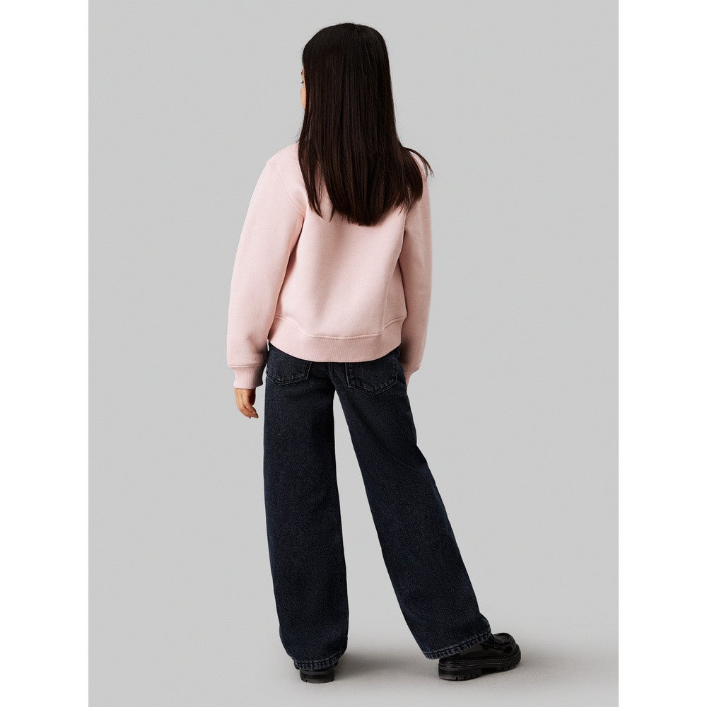 CK Logo CN Fleece Sweatshirt Roze CK Logo CN Fleece Sweatshirt Roze