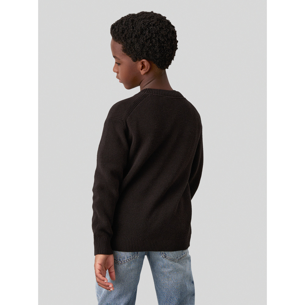 Towelling CK Stitch Sweater Zwart 1 Towelling CK Stitch Sweater Zwart 1