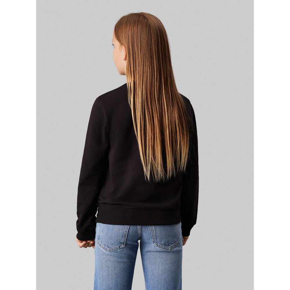 CK Monogram Terry Sweater Zwart 1 CK Monogram Terry Sweater Zwart 1