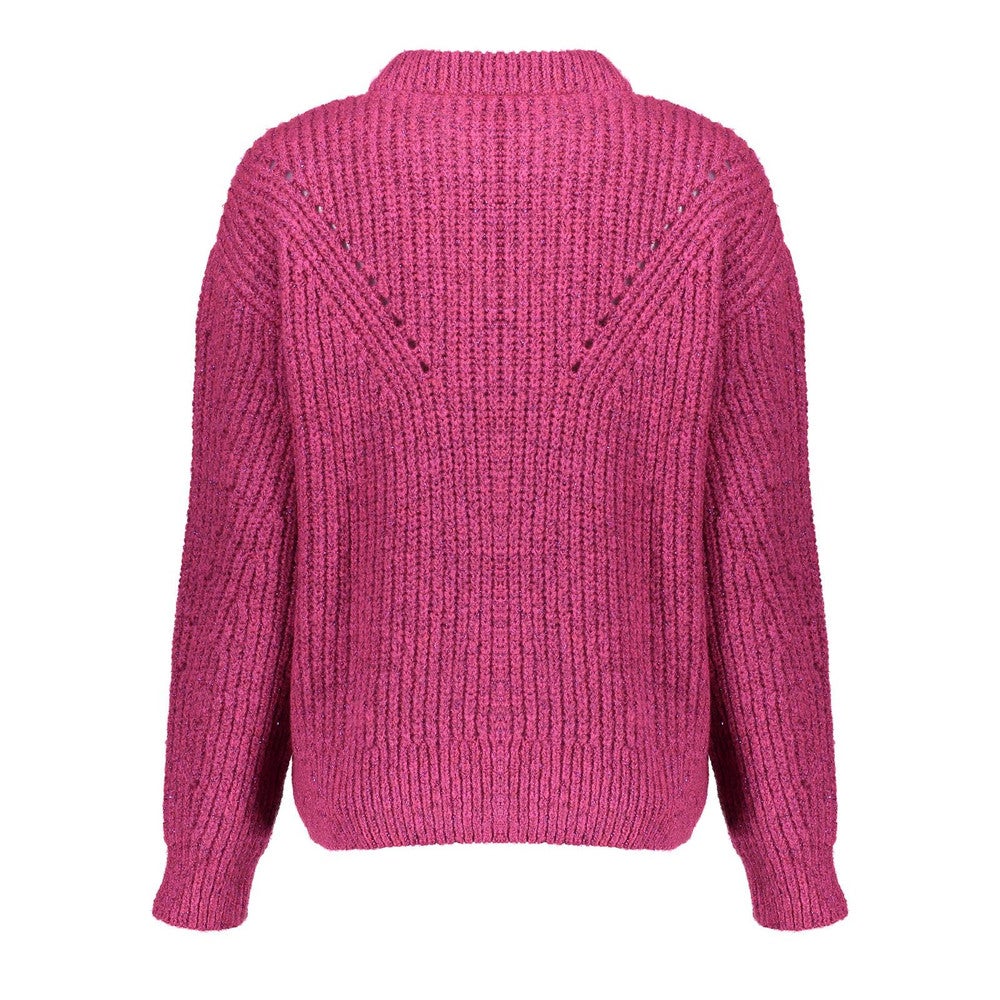 Pullover ajour lurex Roze Pullover ajour lurex Roze